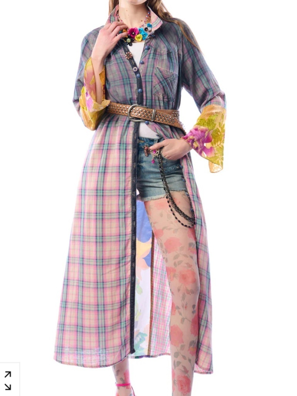 Aratta Silent Journey Kaitlin Maxi Duster NWT